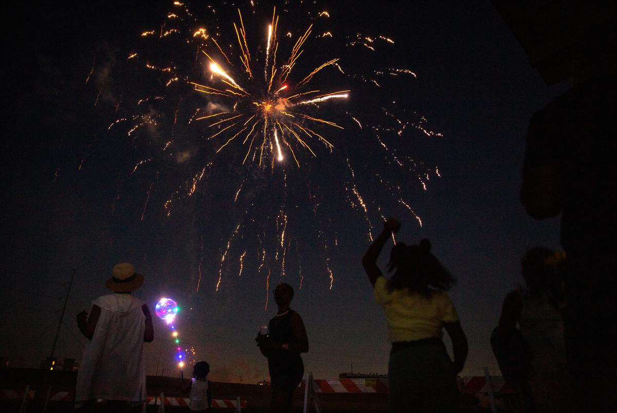 Fireworks conclude the 