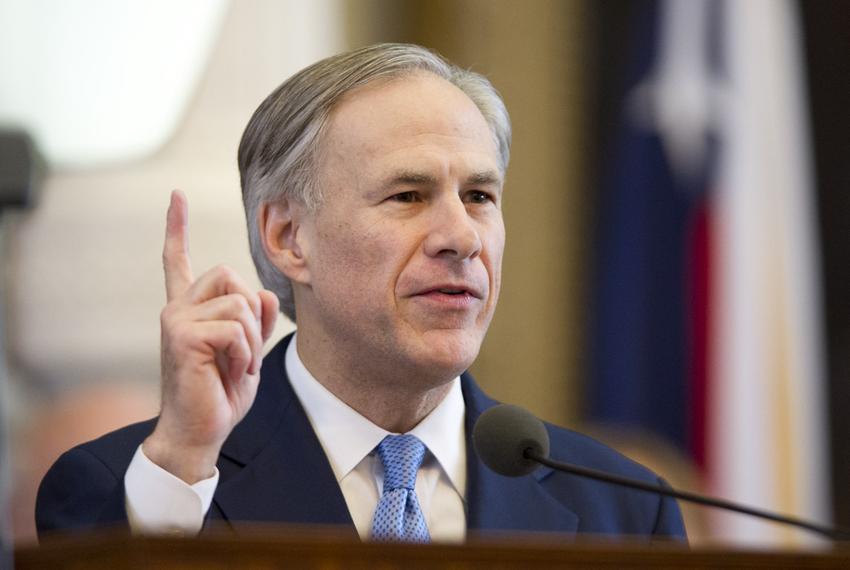 Gov. Greg Abbott annouces several emergency legislative items in his first State of the State speech on Feb. 17, 2015.