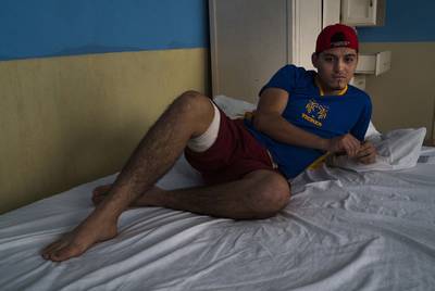 Grisber Calero, a computer science student, found himself a marked man in Nicaragua thanks to his participation in street protests and his father's role as an opposition leader.