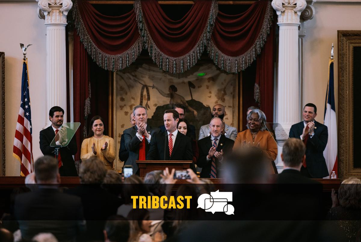 Dade Phelan begins his second term as Speaker of the House on the opening day of the 88th legislature on Jan 10, 2023.