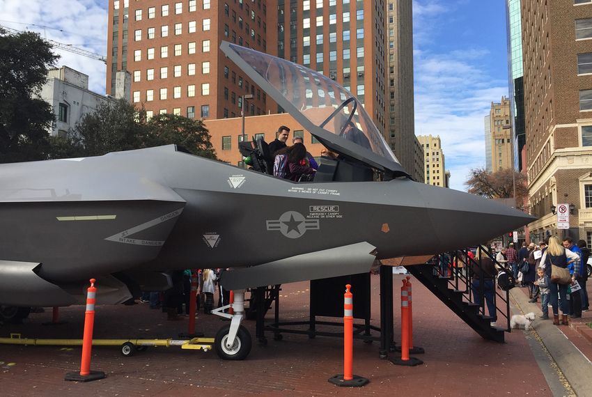 The F-35 fighter plane is manufactured at a Lockheed Martin plant in Fort Worth.