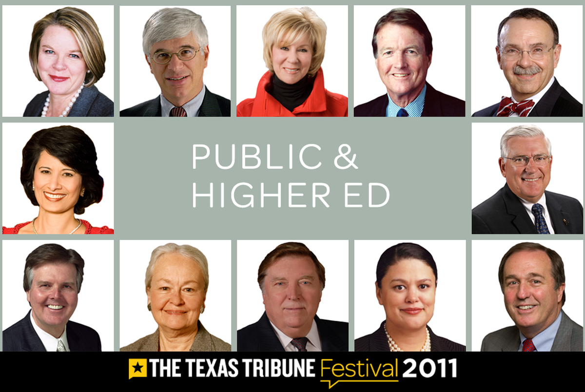 Public & Higher Education at The Texas Tribune Festival The Texas Tribune