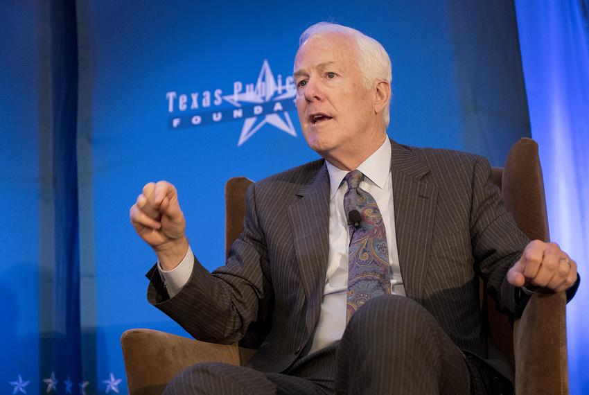 U.S. Sen. John Cornyn, R-Texas, speaks at a conference hosted by the Texas Public Policy Foundation on Jan. 13, 2017, at the Sheraton Hotel in Austin, Texas.