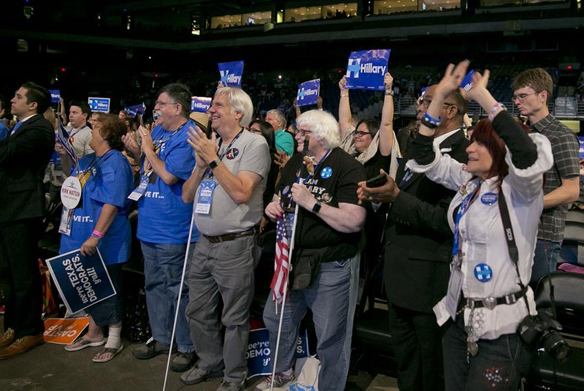 The Texas Democratic convention at the Alamodome on June 17, 2016.