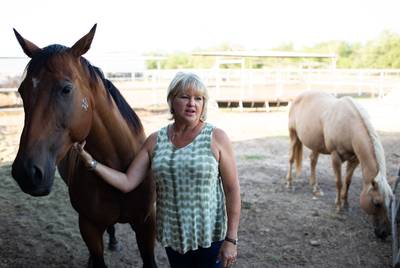 Rancher Kristie West.