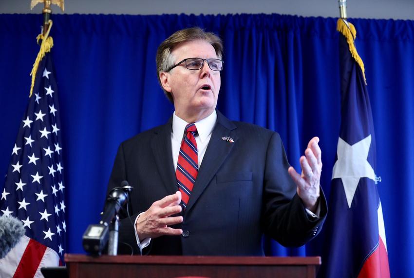 Lt. Gov. Dan Patrick held a press conference in Austin on Monday to announce he's running for re-election.