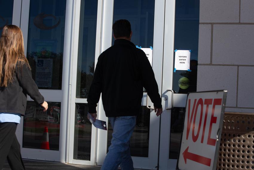 Voters head to the polls on the last day of early voting in Collin County on Oct. 30, 2020.