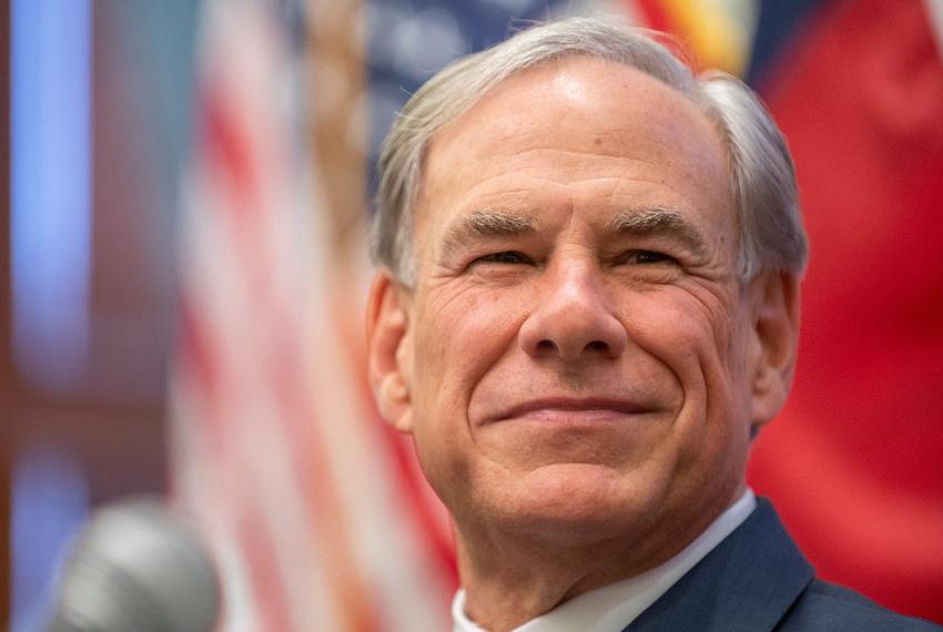Gov. Greg Abbott at a press conference in Austin on Aug. 15, 2025.