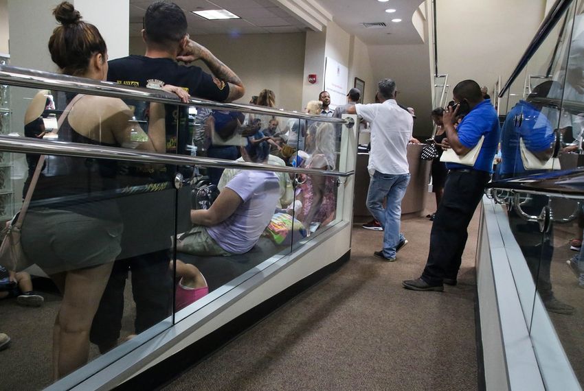 People wait at a driver license reclamation clinic in Austin on June 22, 2018. More than 600,000 Texans who lost their driver's licenses through the Driver Responsibility Program will be immediately eligible to have them reinstated on Sept. 1.