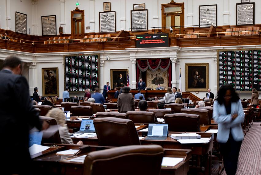 Members vote on HB 8 in Austin on Sept. 3, 2025.