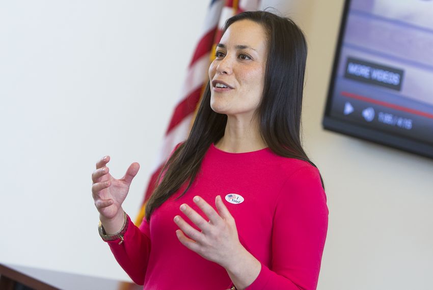 Gina Ortiz Jones is running against incumbent U.S. Rep. Will Hurd, R-Helotes.