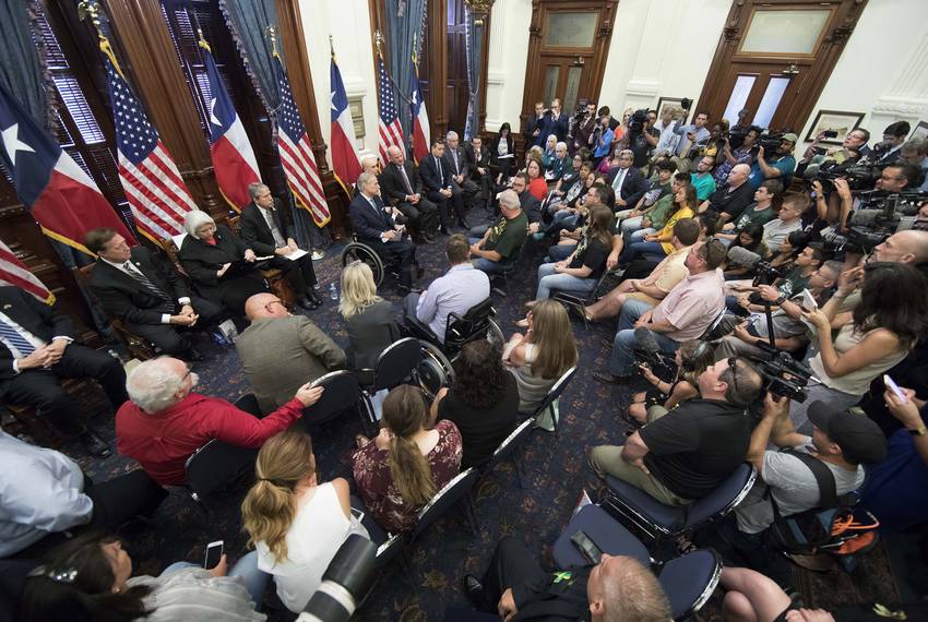 Texas Gov. Greg Abbott hosted panels after the shooting to study school safety and student mental health.