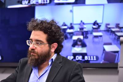 Professor Michael Ortiz, head of the middle Rio Grande campuses’ faculty senate, says he can envision a better future for them.