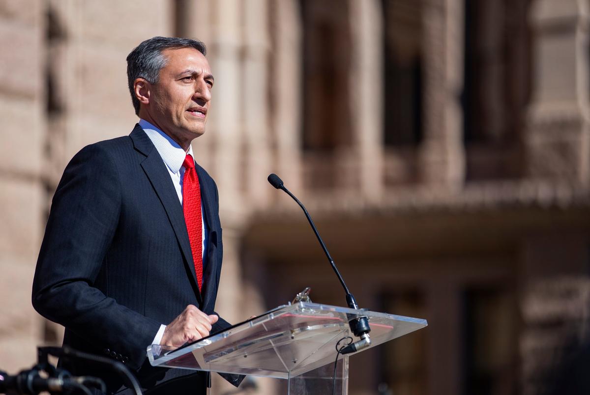 State Rep. Giovanni Capriglione, R-Southlake, during the Texas Rally for Life at the Texas Capitol on Jan. 22, 2022.