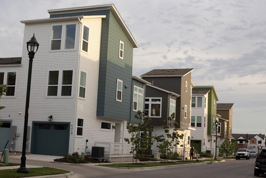 The Mueller neighborhood in East Austin on Oct. 7, 2023.