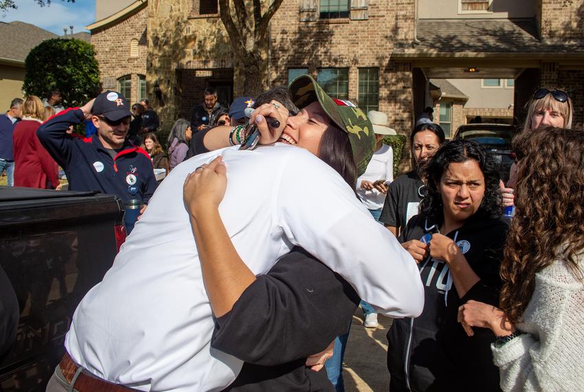 Jacqueline Westman and Beto O'Rourke.