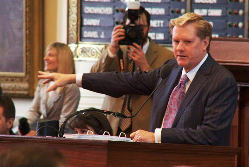 State Rep. Jim Pitts, R-Waxahachie, lays out House Bill 1.