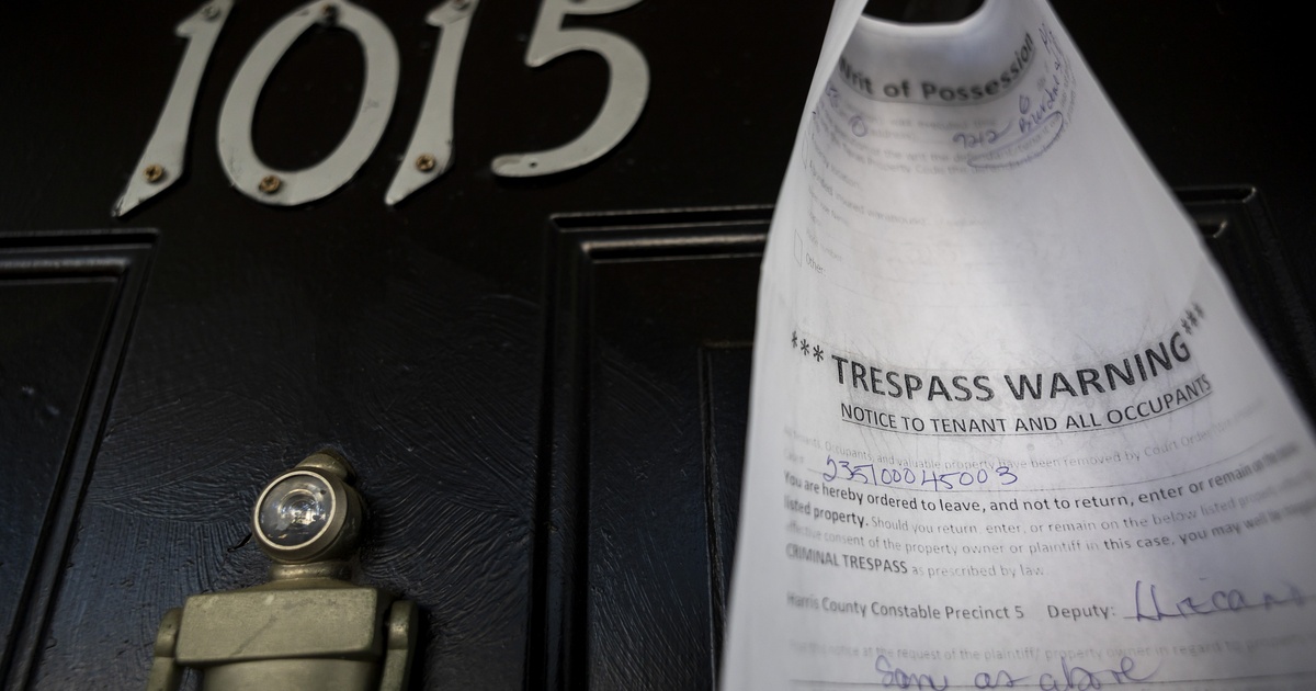 Eviction filings in Texas soar above pre-pandemic levels - Vimarsana News