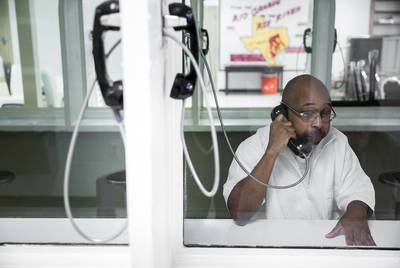 Omar Edwards, who has been incarcerated at the Telford prison in New Boston for about four years, talks about how short staffing affects inmates on March 21, 2018.