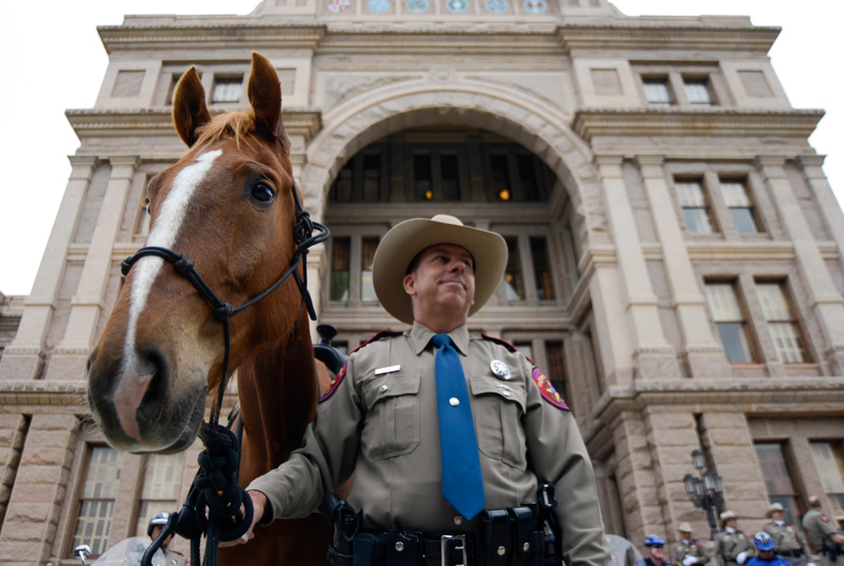 DPS Introduces New Mounted Patrol Unit for Capitol The Texas Tribune