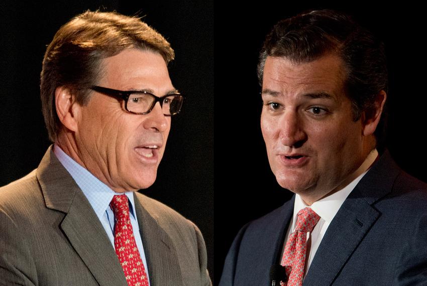 Former Gov. Rick Perry and U.S. Sen. Ted Cruz