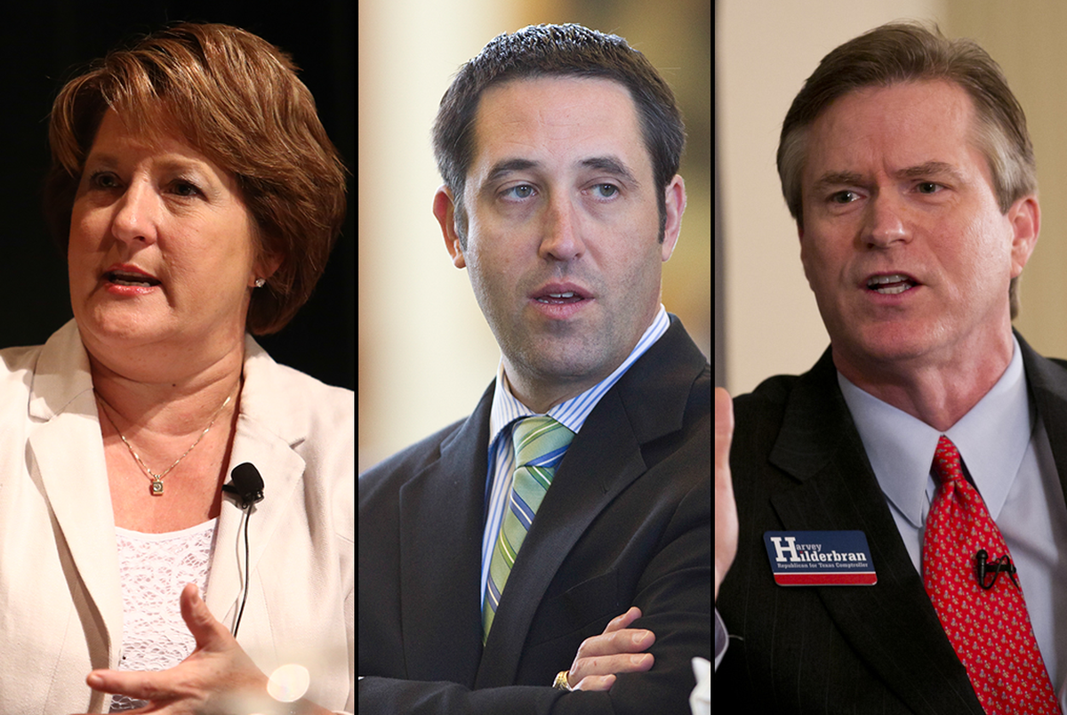 Comptroller Candidates Duel Over Tax Bill in Speeches The Texas Tribune