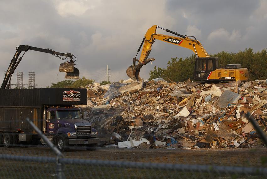 One of three approved debris removal sites in Port Arthur, where some residents have raised concerns about the city’s plans for post-Harvey clean up. "It’s just not right,” said Tami Pinkney, who lives in a home across the street from one of the sites. “This is not safe. It’s just not safe.”