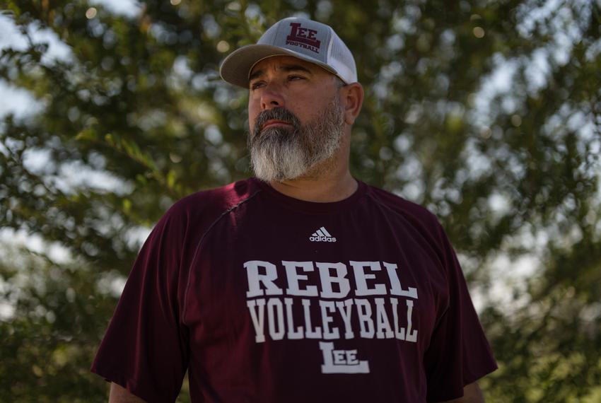 Tim Lirley, a graduate of Lee High School, poses for a photo on Thursday, Aug. 7, 2025, in Midland.
