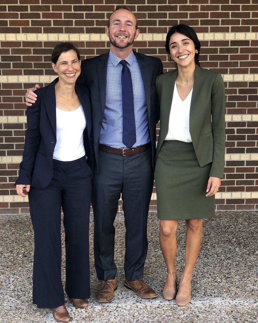 From left: Talia Inlender, Deputy Director at the Center for Immigration Law and Policy at UCLA School of Law (CILP), Eric Sype, and Monika Langarica, Senior Staff Attorney at CILP.