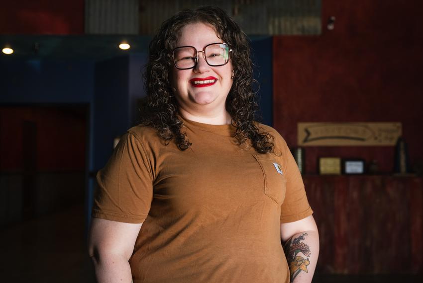 University Baptist Church pastor Andie Pellicer on July 17, 2025, in Waco, Texas.