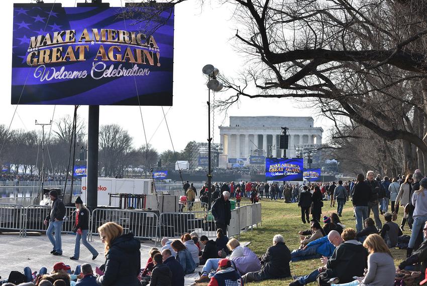 Preparations in Washington, D.C. are well underway as crowds already begin to gather for Saturday's inauguration.