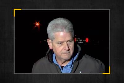 Hunt County Chief Deputy Buddy Oxford speaks at a press conference in Greenville early Sunday morning.