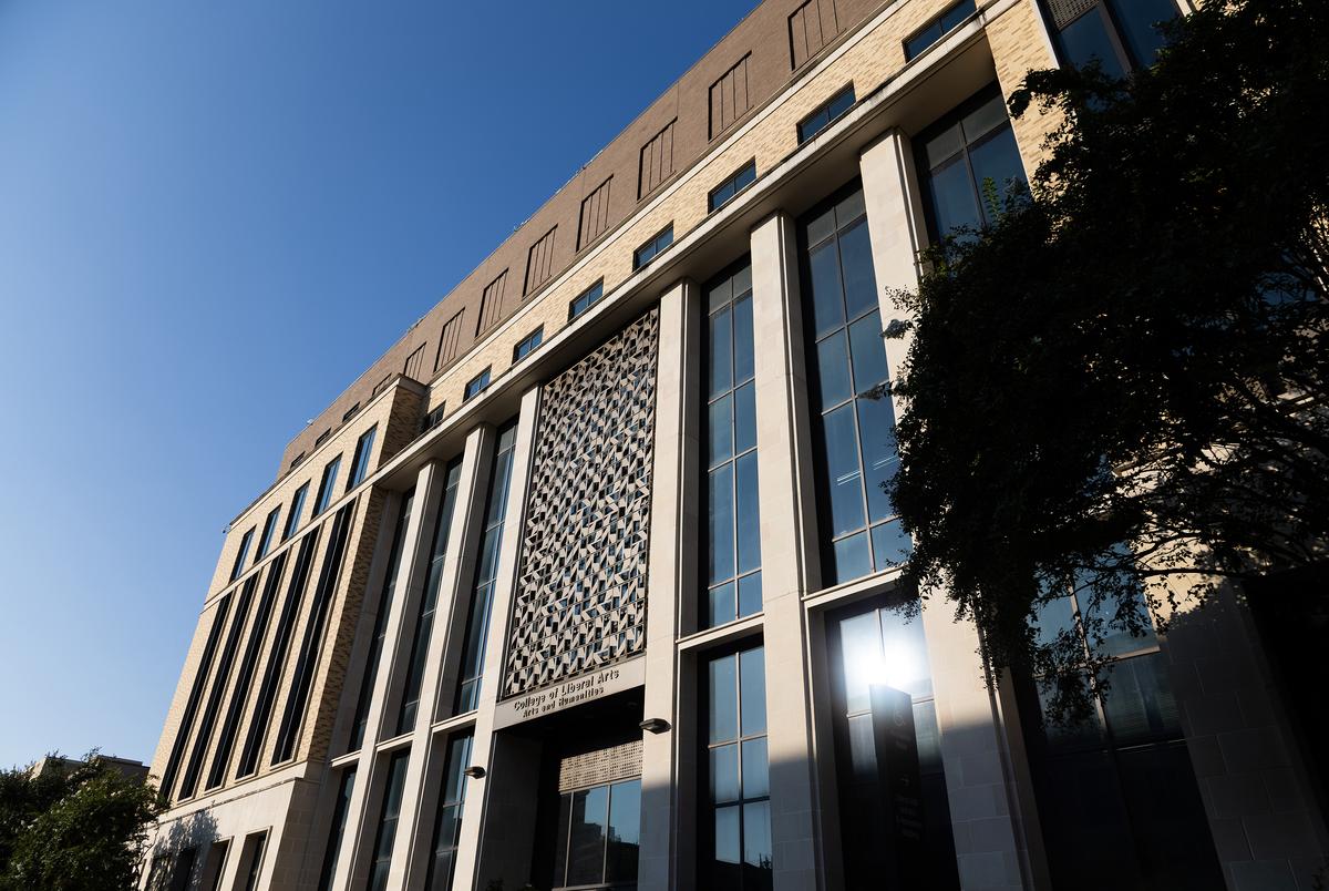 The College of Liberal Arts and Humanities building at Texas A&M University in College Station, Texas on Tuesday, Sep. 9, 2025.