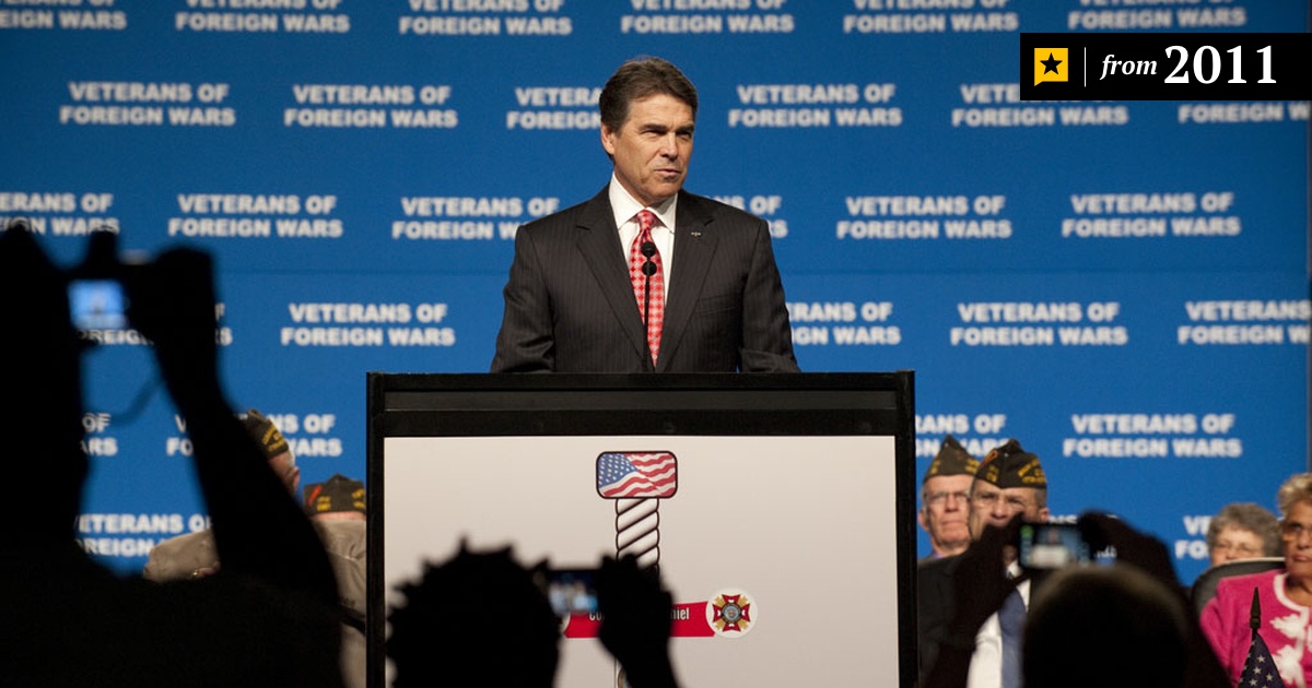 Video Gov Perry VFW Convention Full Speech The Texas Tribune