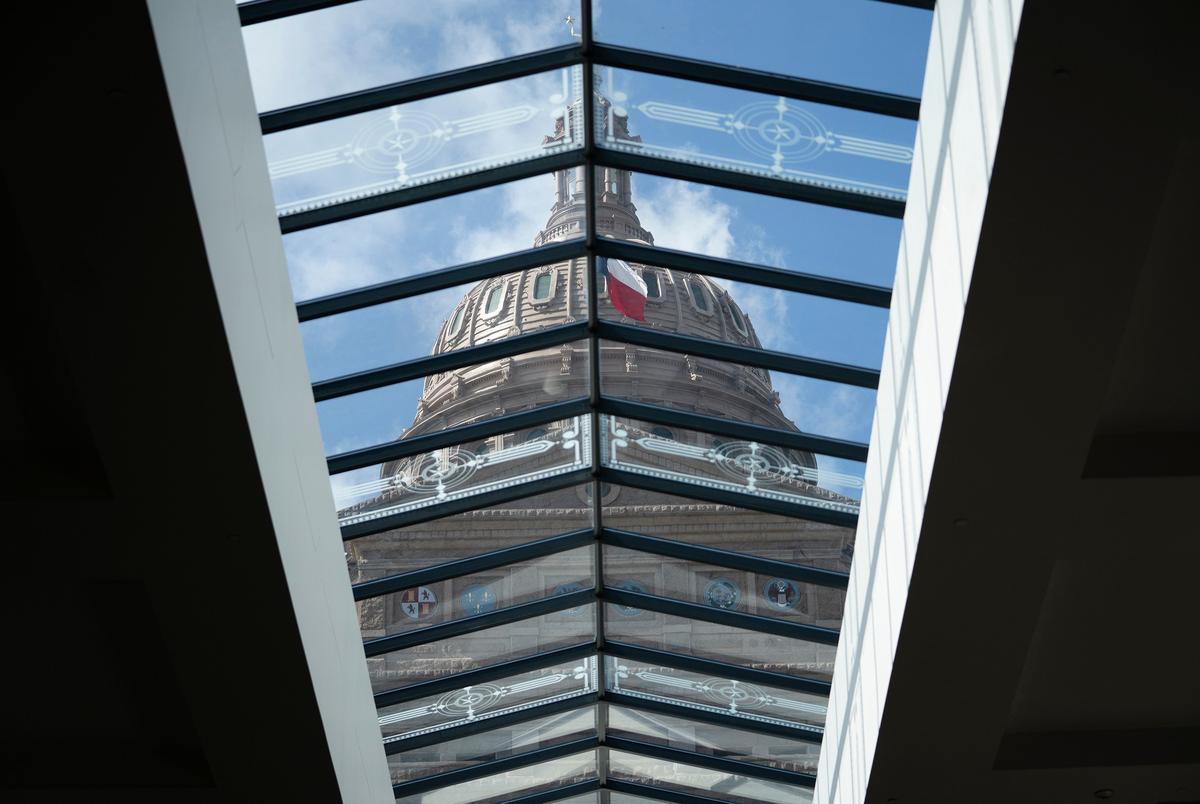 The Rotunda seen from the Capitol Extension in Austin on Aug. 11, 2021.