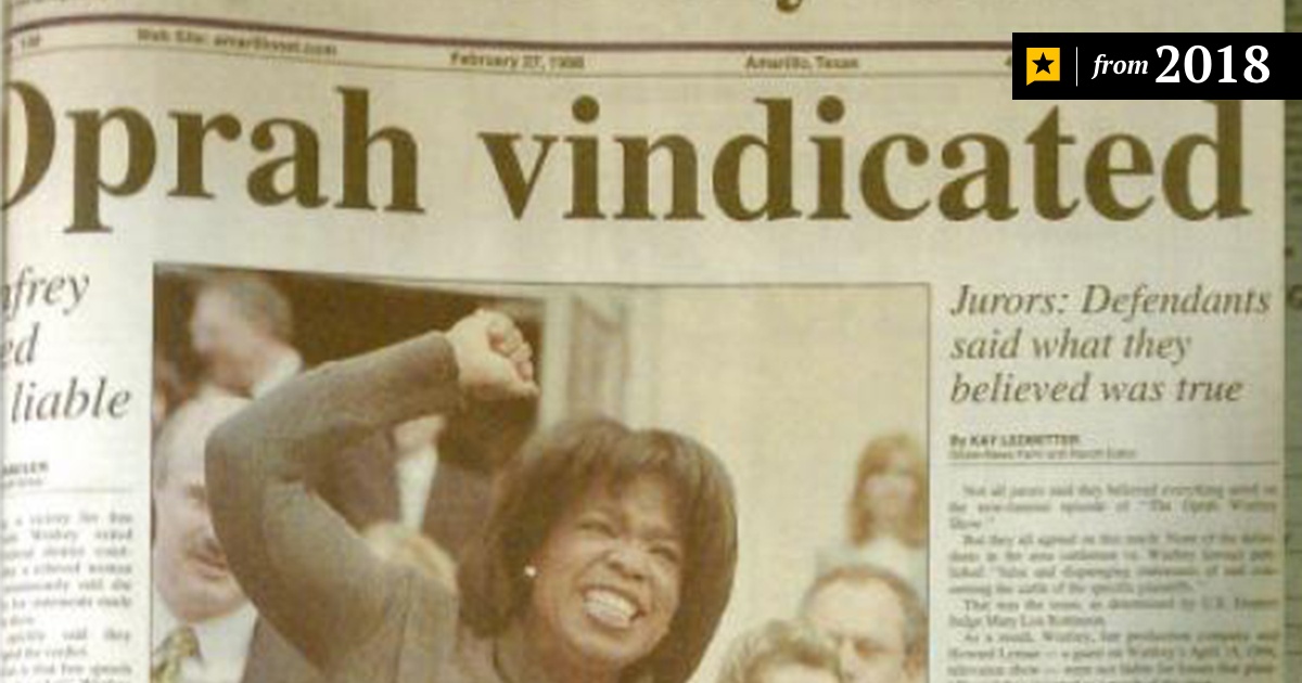When Oprah Winfrey Beefed With The Texas Cattle Industry The Texas Tribune Talk show in which dr. texas cattle industry