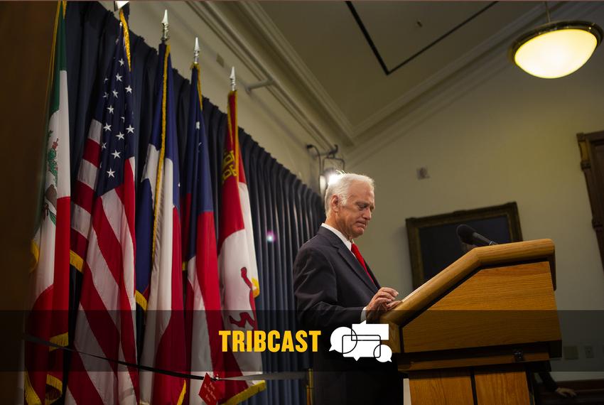 State Sen. Kirk Watson, D-Austin, at a press conference at the Capitol on Feb. 18, 2020. Watson spoke about his retirement from the Texas Senate and his new upcoming position as the Founding Dean of the University of Houston Hobby School of Public Affairs.