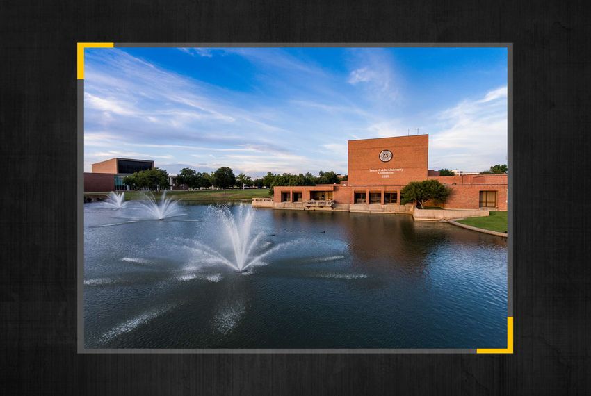 Gee Lake at the Texas A&M University-Commerce campus.