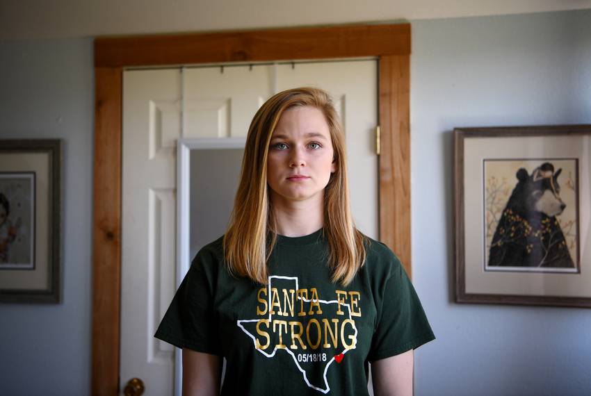 Annabelle O'Day was a senior at Santa Fe High School when a mass shooter 2018 killed 10 people last year.