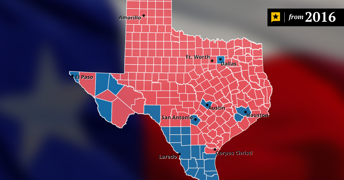 Analysis The Blue Dots In Texas Red Political Sea The Texas Tribune