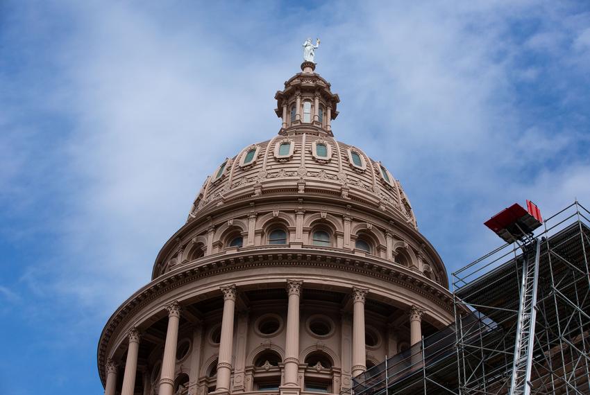 The Texas State Capitol on Mar. 29, 2023.