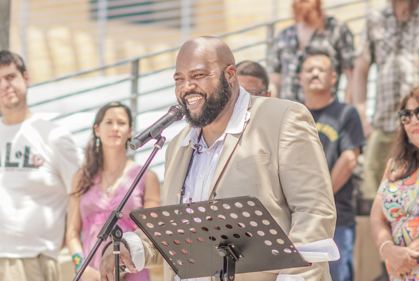 Lewis Conway Jr., a candidate running in East Austin's District 1 race, is the first formerly incarcerated person in Texas to run for public office. Conway is using his race to challenge how the criminal justice system suppresses people with criminal records.