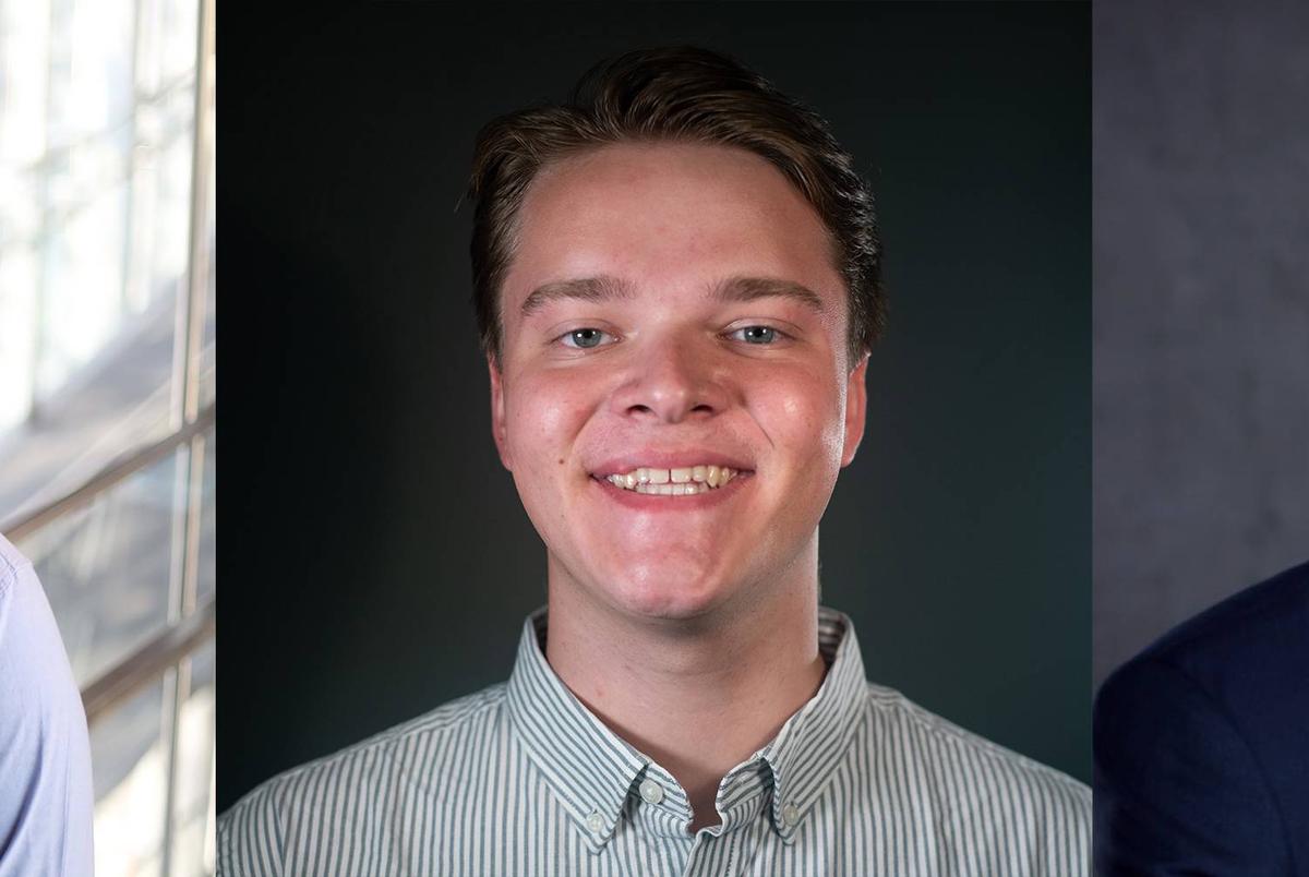 From left, Darrell Pinontoan, James Pollard and Kevin Reynolds.
