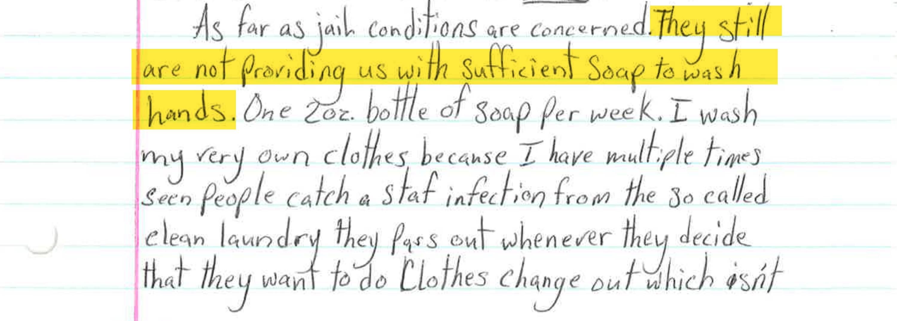 I Do Not Want To Die In Here Letters From The Harris County Jail The Texas Tribune