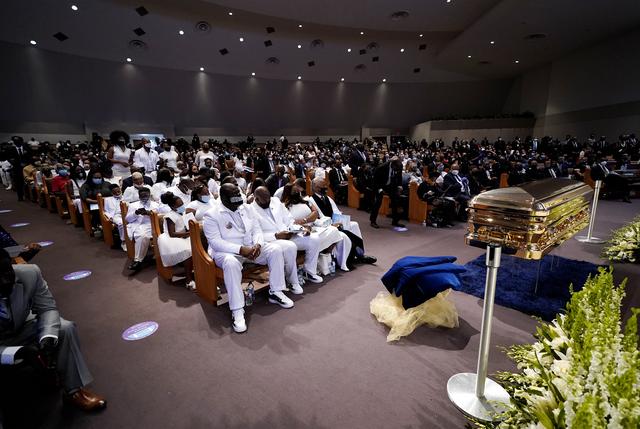 George Floyd Laid To Rest In Houston Amid Continued Police