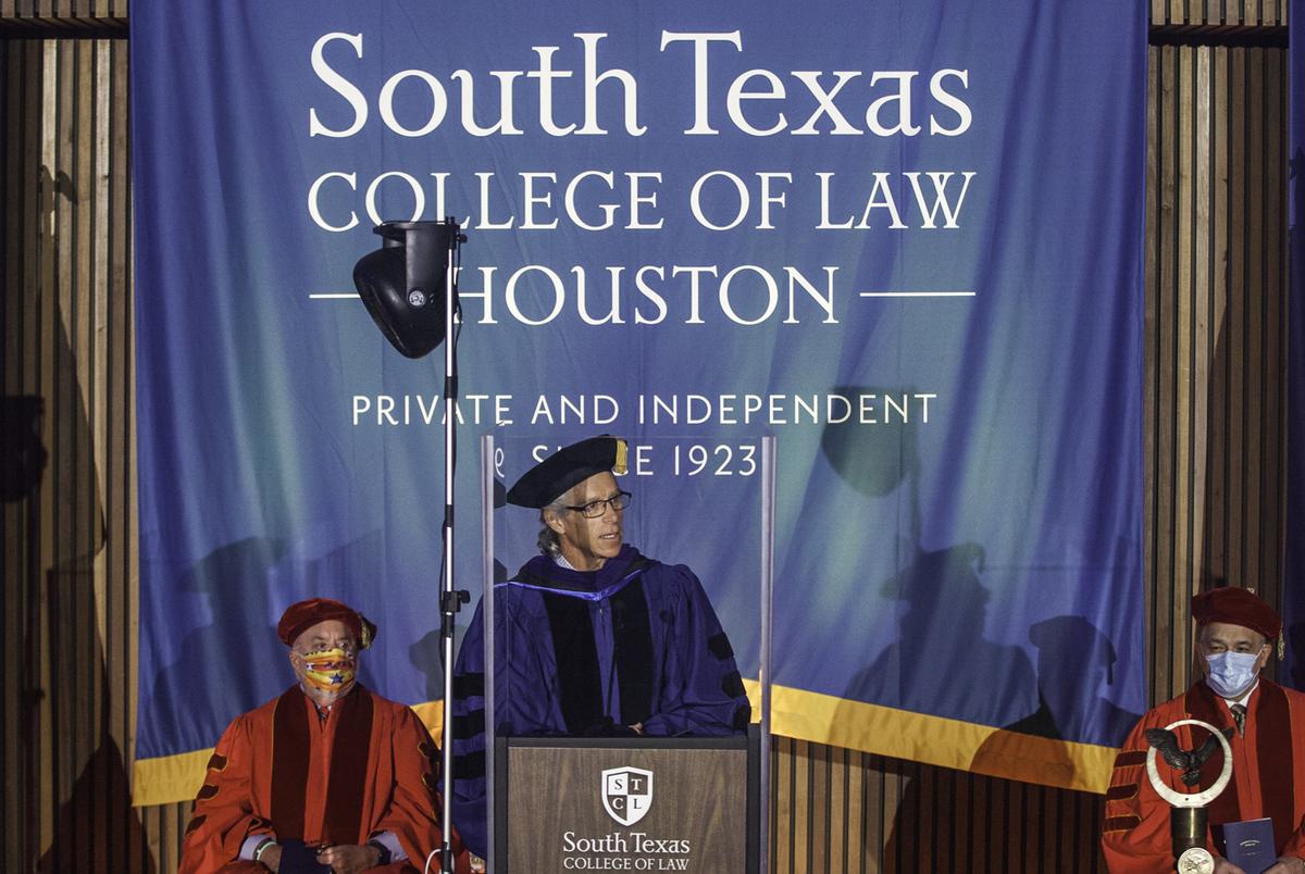 South Texas College of Law-Houston held it's 2019-20 hooding commencement ceremony in Houston on Oct. 17, 2020.