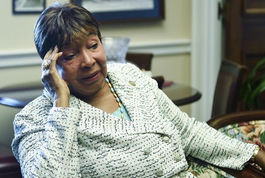 U.S. Rep. Eddie Bernice Johnson, D-Dallas, in her Washington, D.C. office on July 18, 2018.