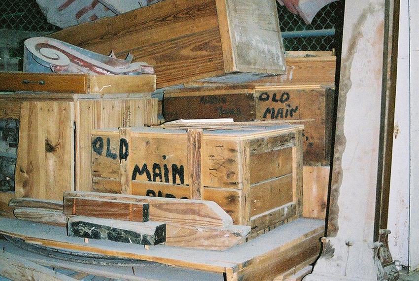 The University of Texas’ warehouse in North Austin was hiding the original clock faces of the main building and relics from its first dorm before they were discovered a few years ago.