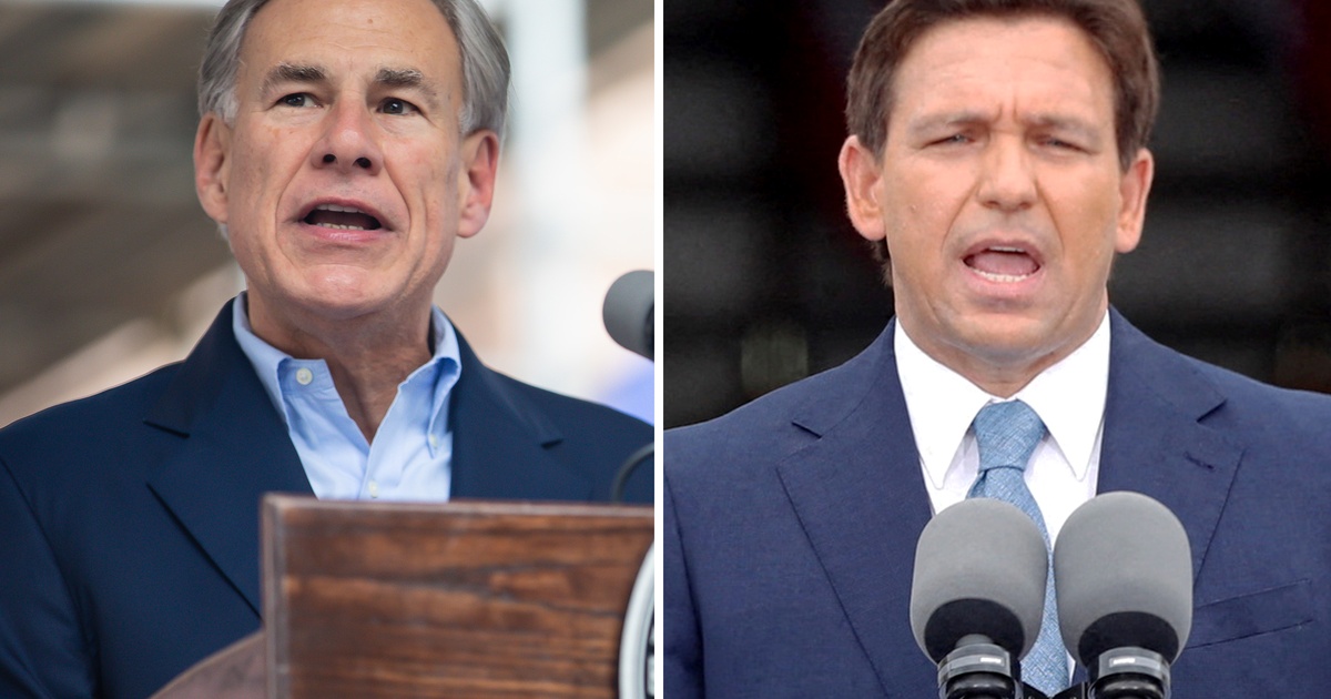 Photo of As 2024 nears, Florida Gov. Ron DeSantis looms large over Gov. Greg Abbott in Texas