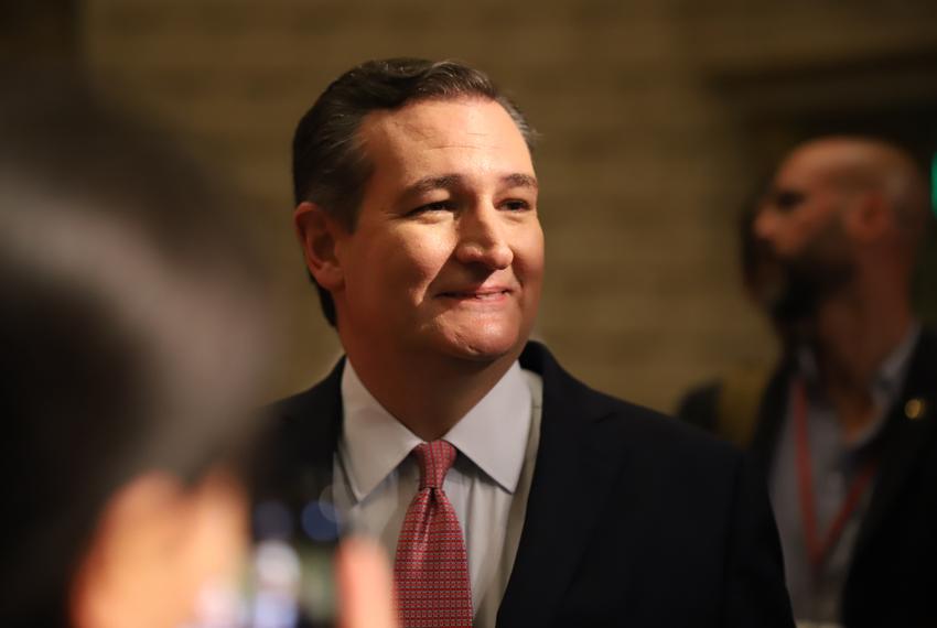 U.S. Sen. Ted Cruz mingles with supporters after his debate with U.S. Rep. Beto O'Rourke, D-El Paso, his challenger in the 2018 midterm election for U.S. Senate.